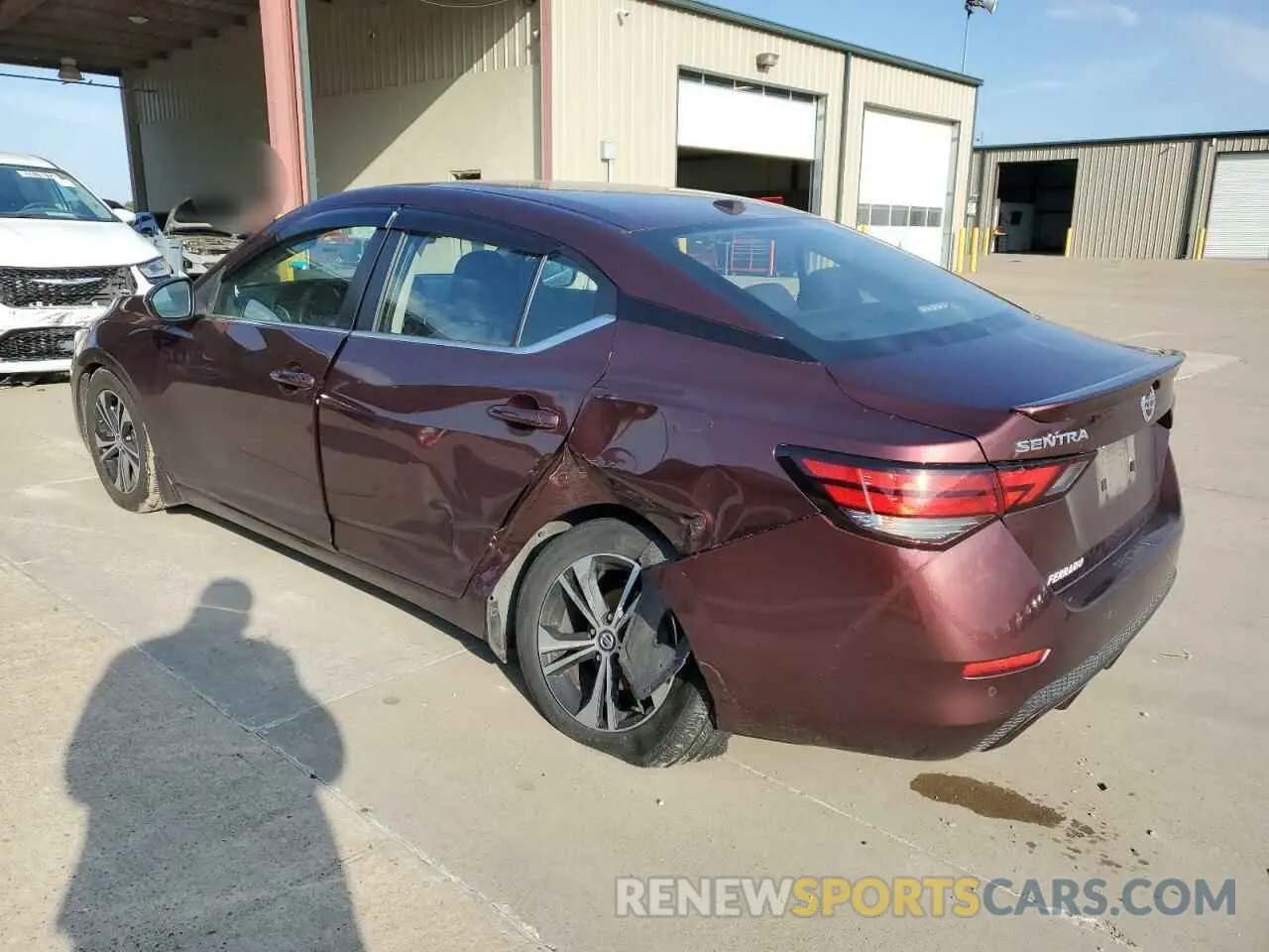 2 Photograph of a damaged car 3N1AB8CVXNY232142 NISSAN SENTRA 2022