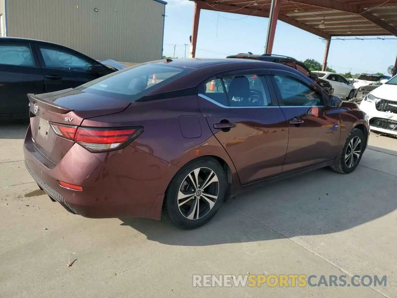 3 Photograph of a damaged car 3N1AB8CVXNY232142 NISSAN SENTRA 2022