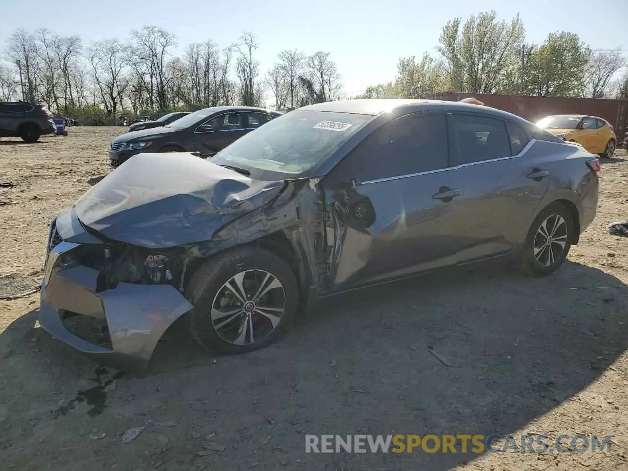 1 Photograph of a damaged car 3N1AB8CVXNY245795 NISSAN SENTRA 2022