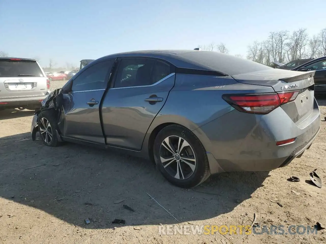 2 Photograph of a damaged car 3N1AB8CVXNY245795 NISSAN SENTRA 2022