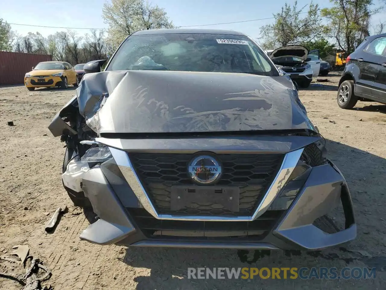 5 Photograph of a damaged car 3N1AB8CVXNY245795 NISSAN SENTRA 2022
