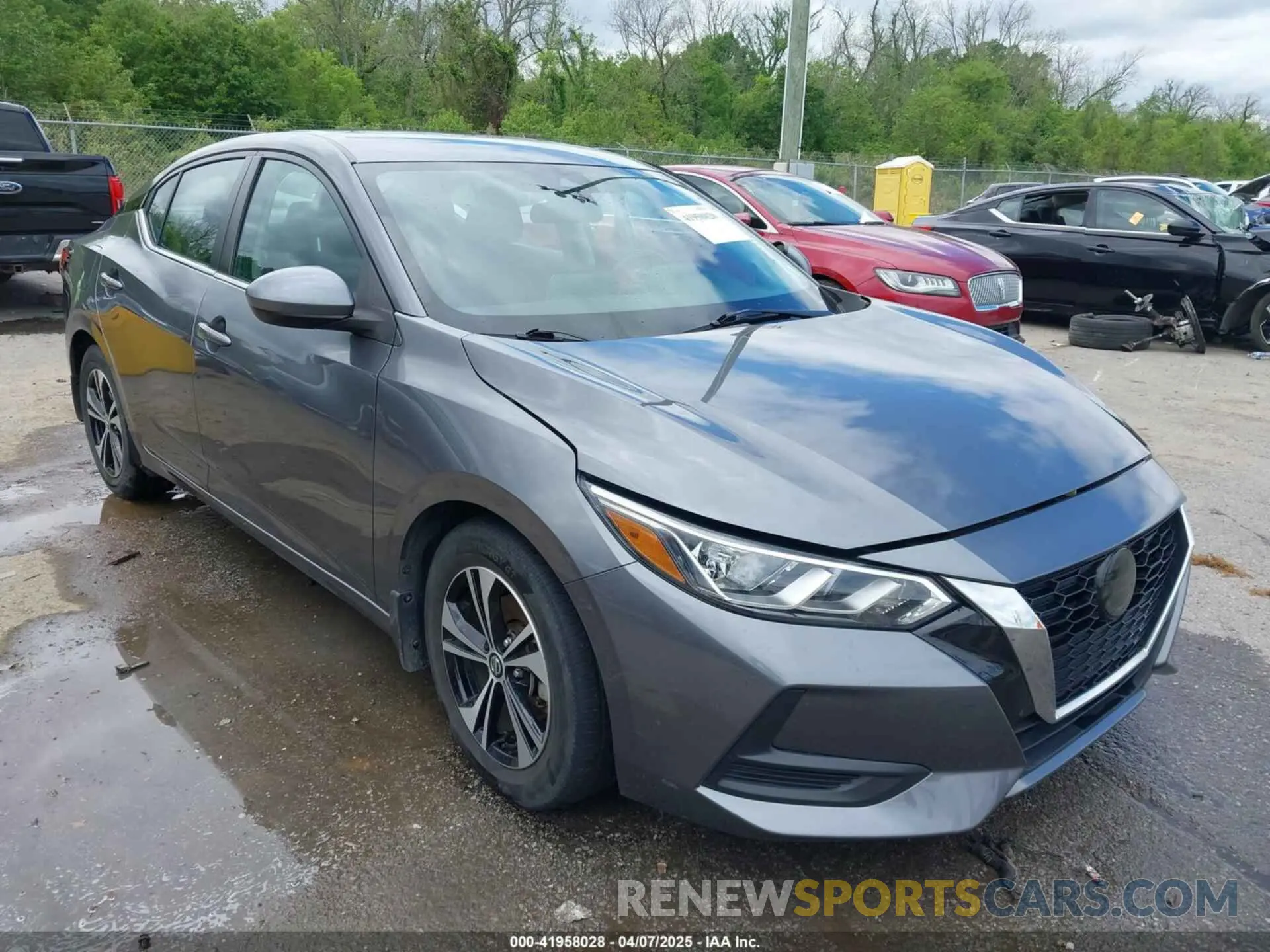 1 Photograph of a damaged car 3N1AB8CVXNY250088 NISSAN SENTRA 2022