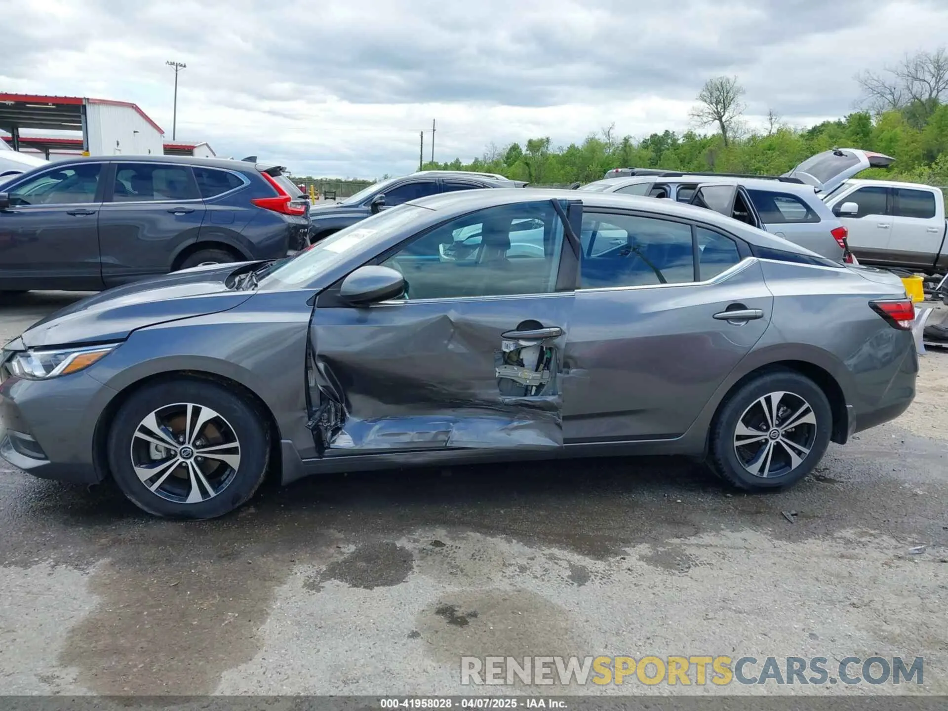 14 Photograph of a damaged car 3N1AB8CVXNY250088 NISSAN SENTRA 2022