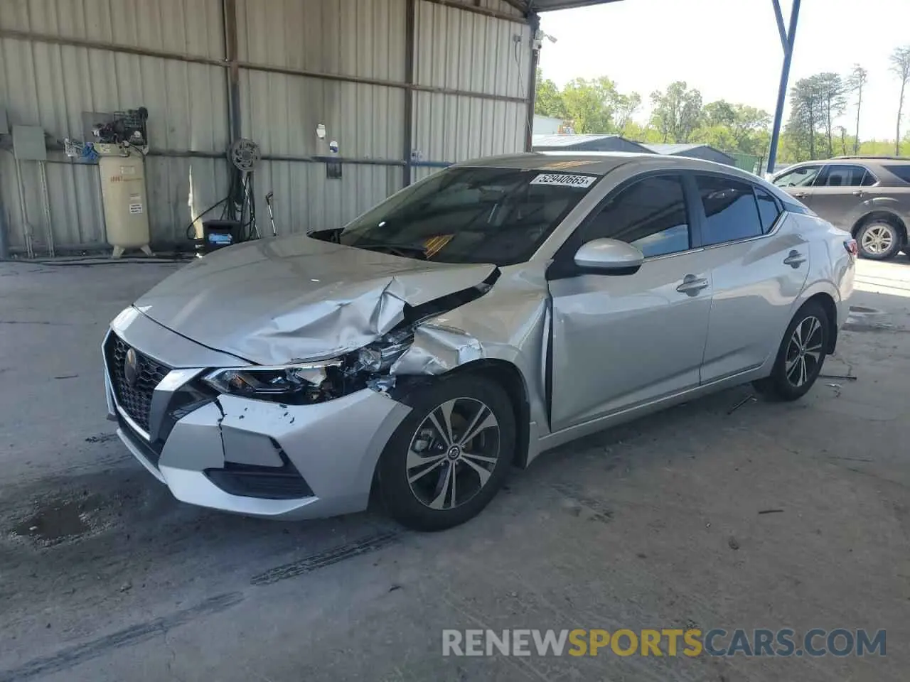 1 Photograph of a damaged car 3N1AB8CVXNY297833 NISSAN SENTRA 2022