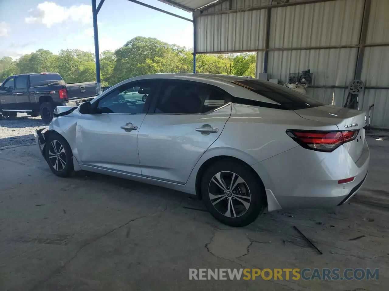 2 Photograph of a damaged car 3N1AB8CVXNY297833 NISSAN SENTRA 2022