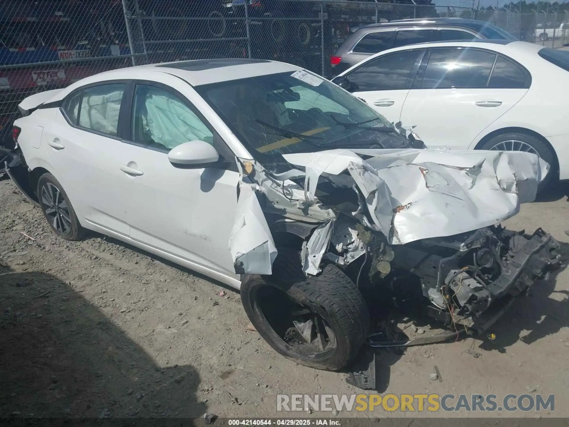 1 Photograph of a damaged car 3N1AB8CVXNY311388 NISSAN SENTRA 2022