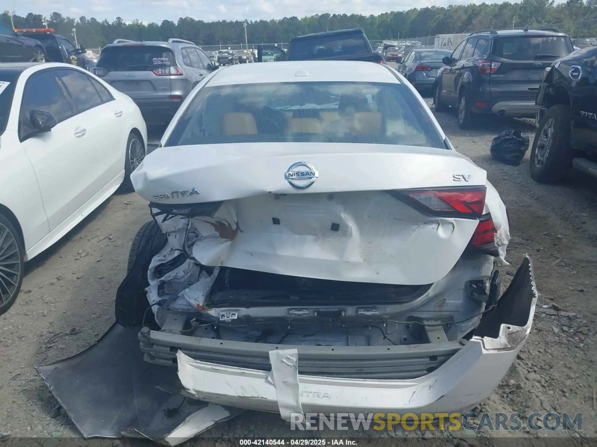 15 Photograph of a damaged car 3N1AB8CVXNY311388 NISSAN SENTRA 2022