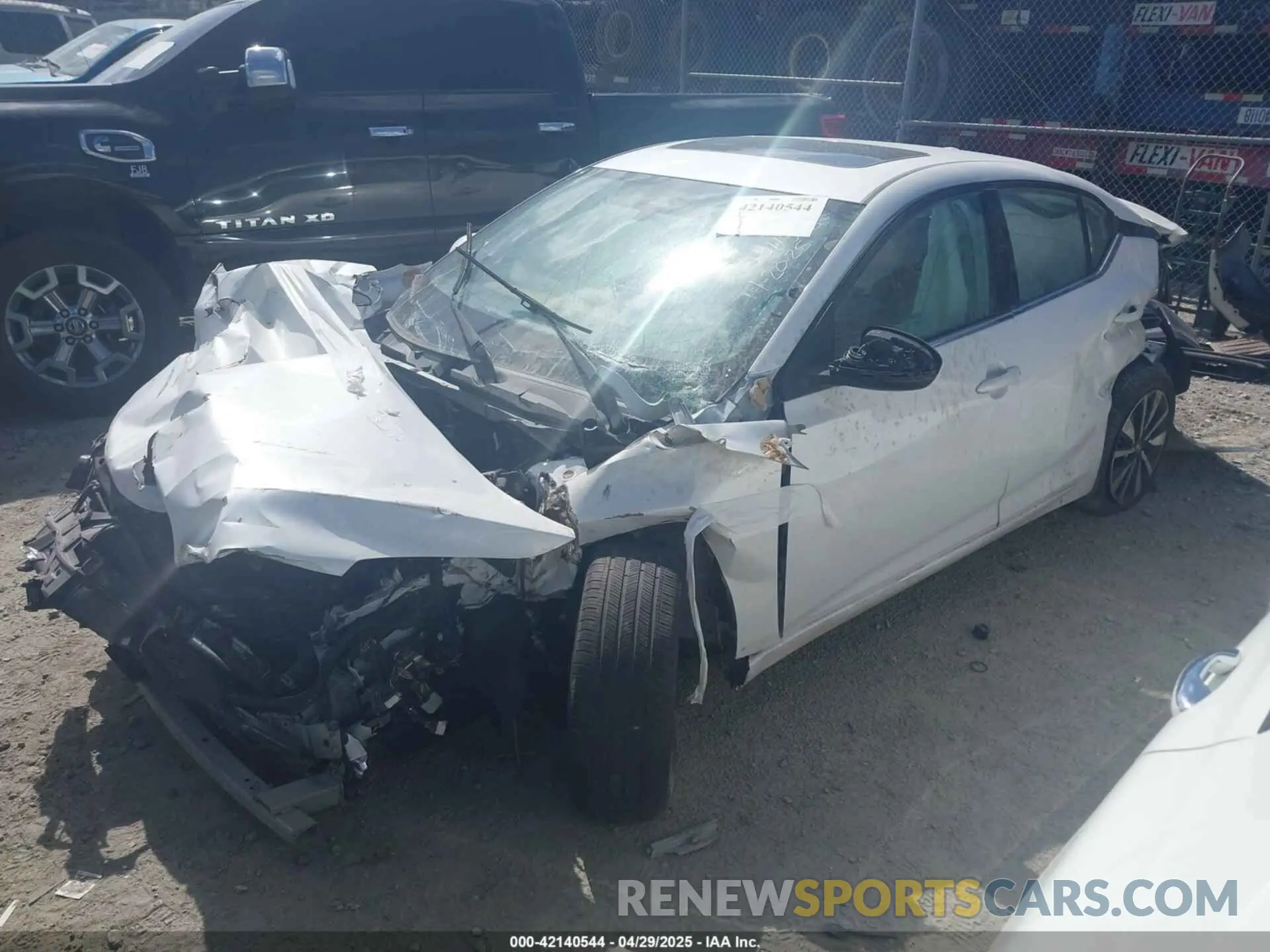 2 Photograph of a damaged car 3N1AB8CVXNY311388 NISSAN SENTRA 2022