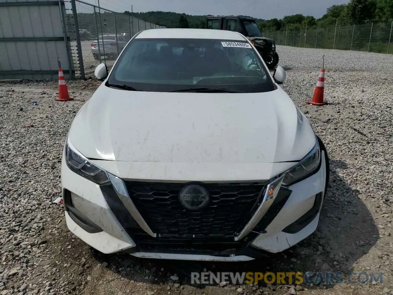 5 Photograph of a damaged car 3N1AB8CVXNY319247 NISSAN SENTRA 2022