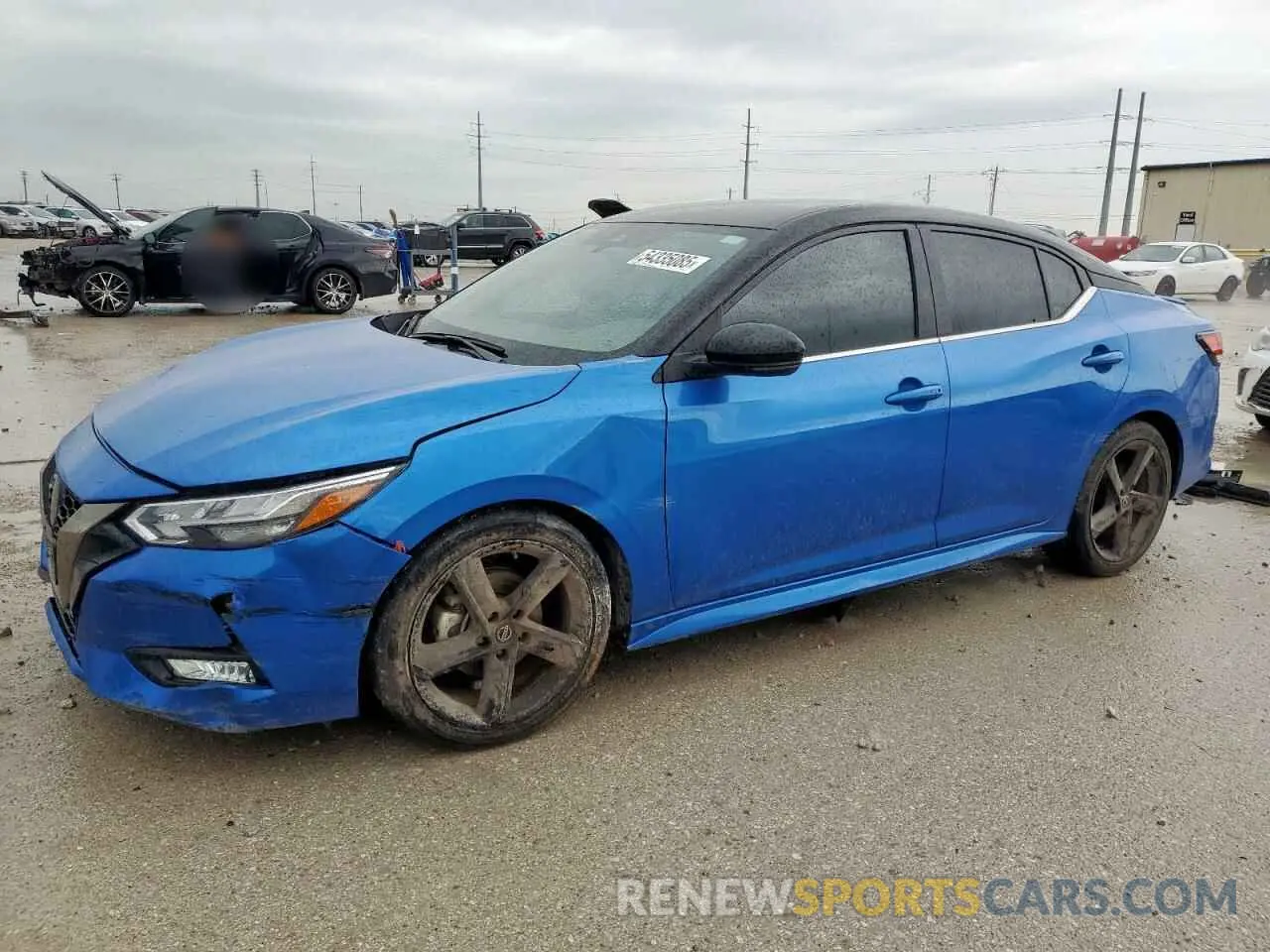 1 Photograph of a damaged car 3N1AB8DV0NY308322 NISSAN SENTRA 2022