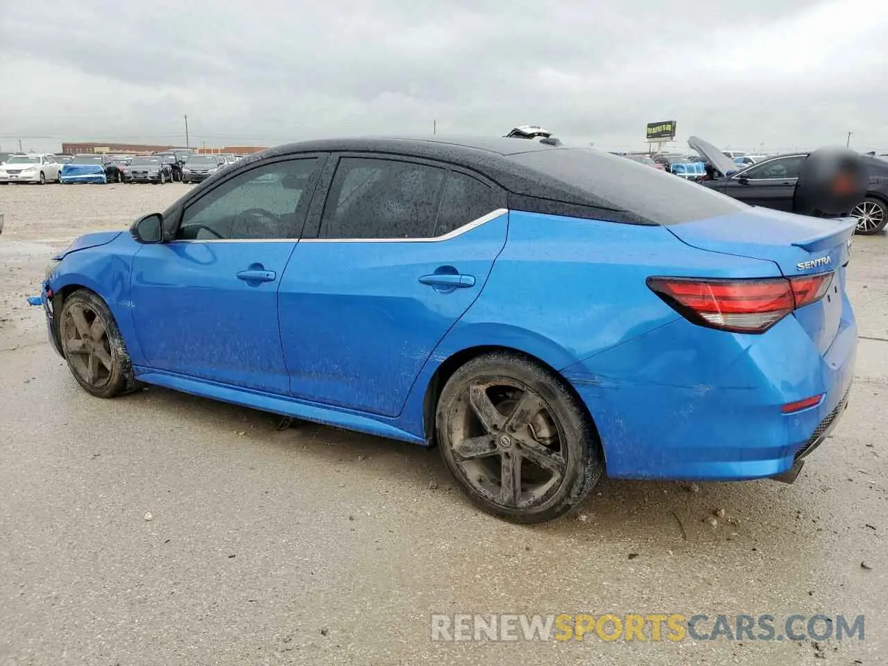 2 Photograph of a damaged car 3N1AB8DV0NY308322 NISSAN SENTRA 2022