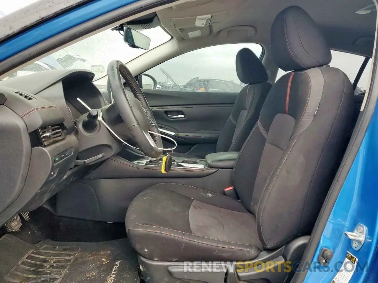 7 Photograph of a damaged car 3N1AB8DV0NY308322 NISSAN SENTRA 2022