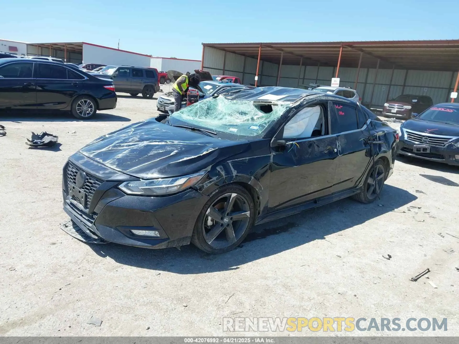 2 Фотография поврежденного автомобиля 3N1AB8DV0NY313438 NISSAN SENTRA 2022