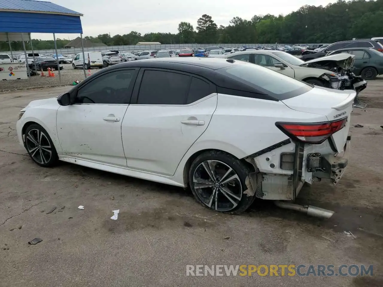 2 Photograph of a damaged car 3N1AB8DV1NY209122 NISSAN SENTRA 2022