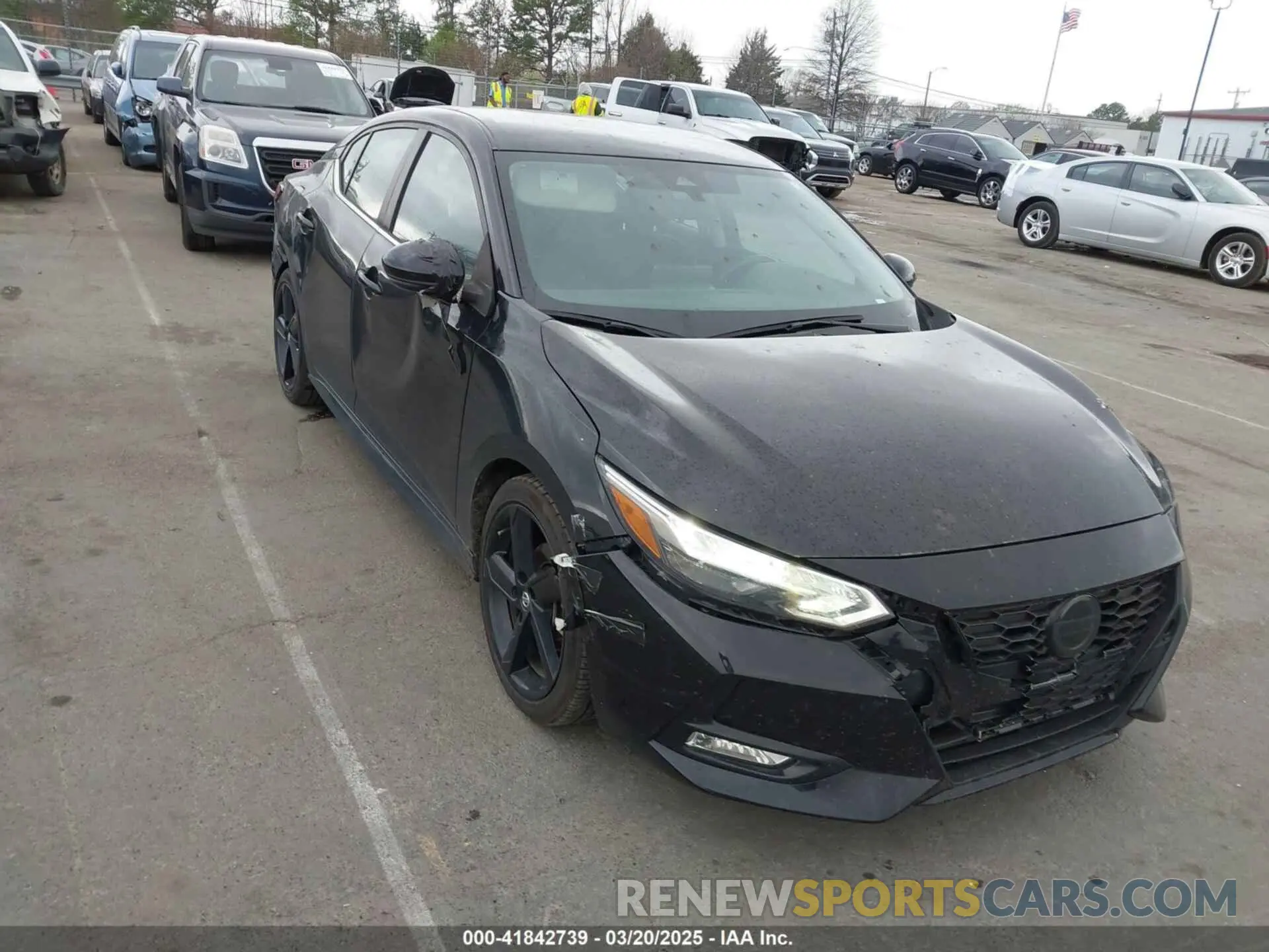 1 Фотография поврежденного автомобиля 3N1AB8DV1NY231461 NISSAN SENTRA 2022