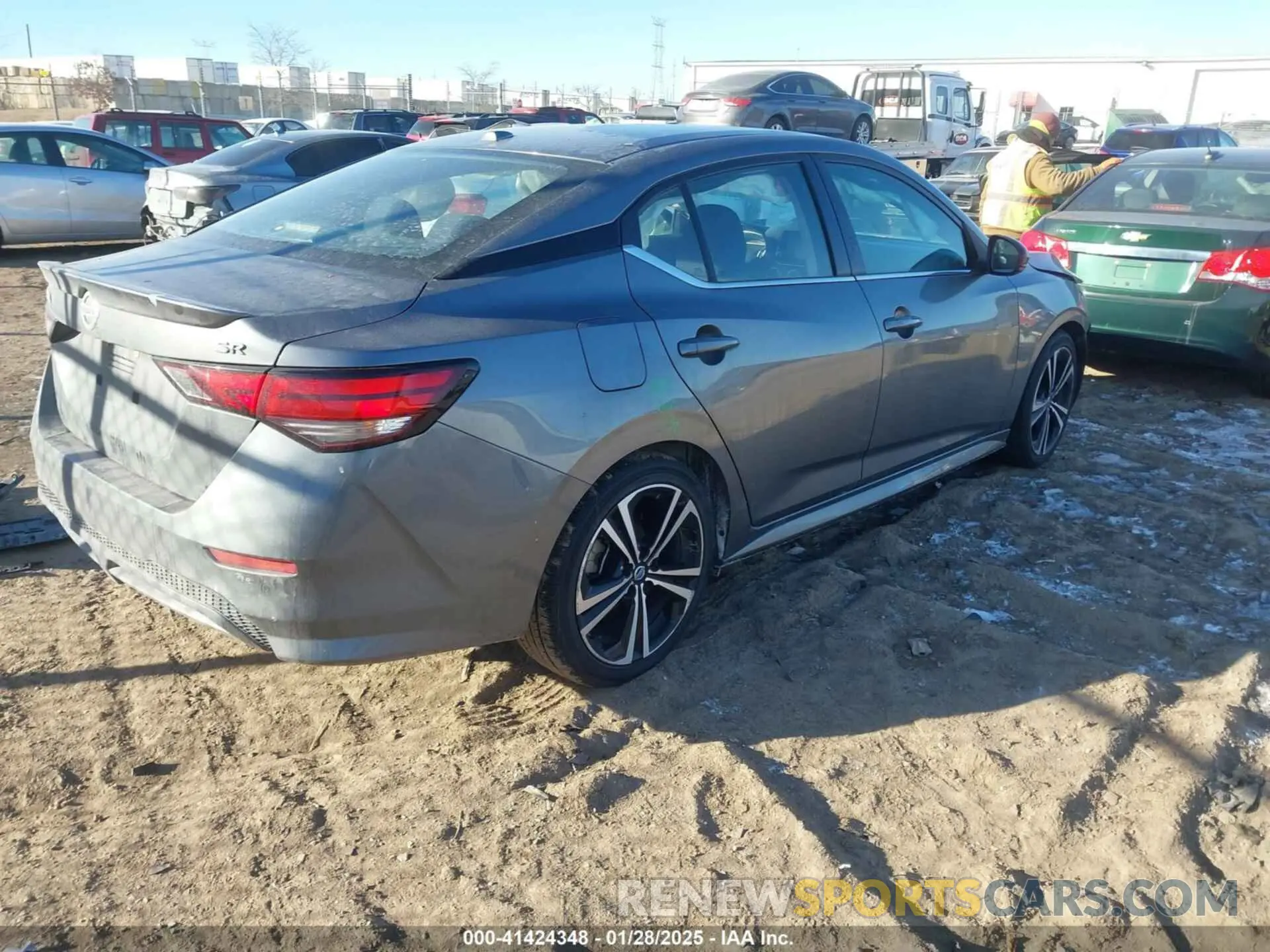 4 Фотография поврежденного автомобиля 3N1AB8DV1NY258613 NISSAN SENTRA 2022