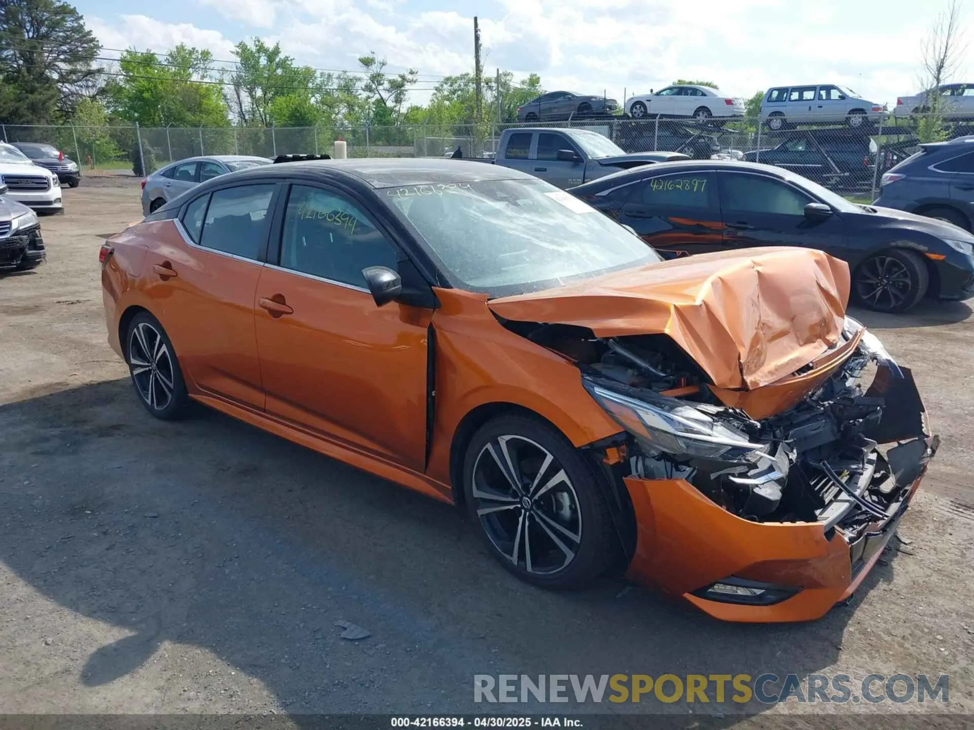 1 Фотография поврежденного автомобиля 3N1AB8DV1NY299761 NISSAN SENTRA 2022