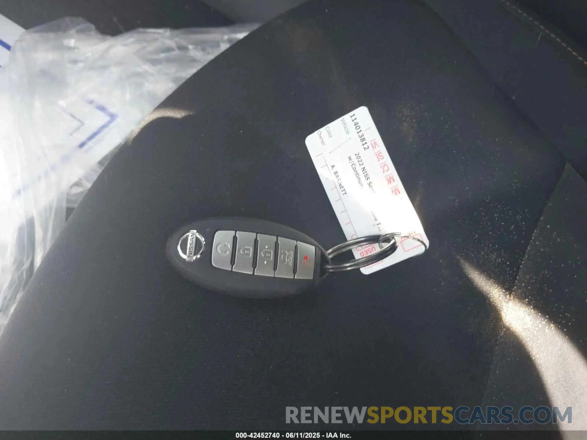 11 Photograph of a damaged car 3N1AB8DV1NY316574 NISSAN SENTRA 2022