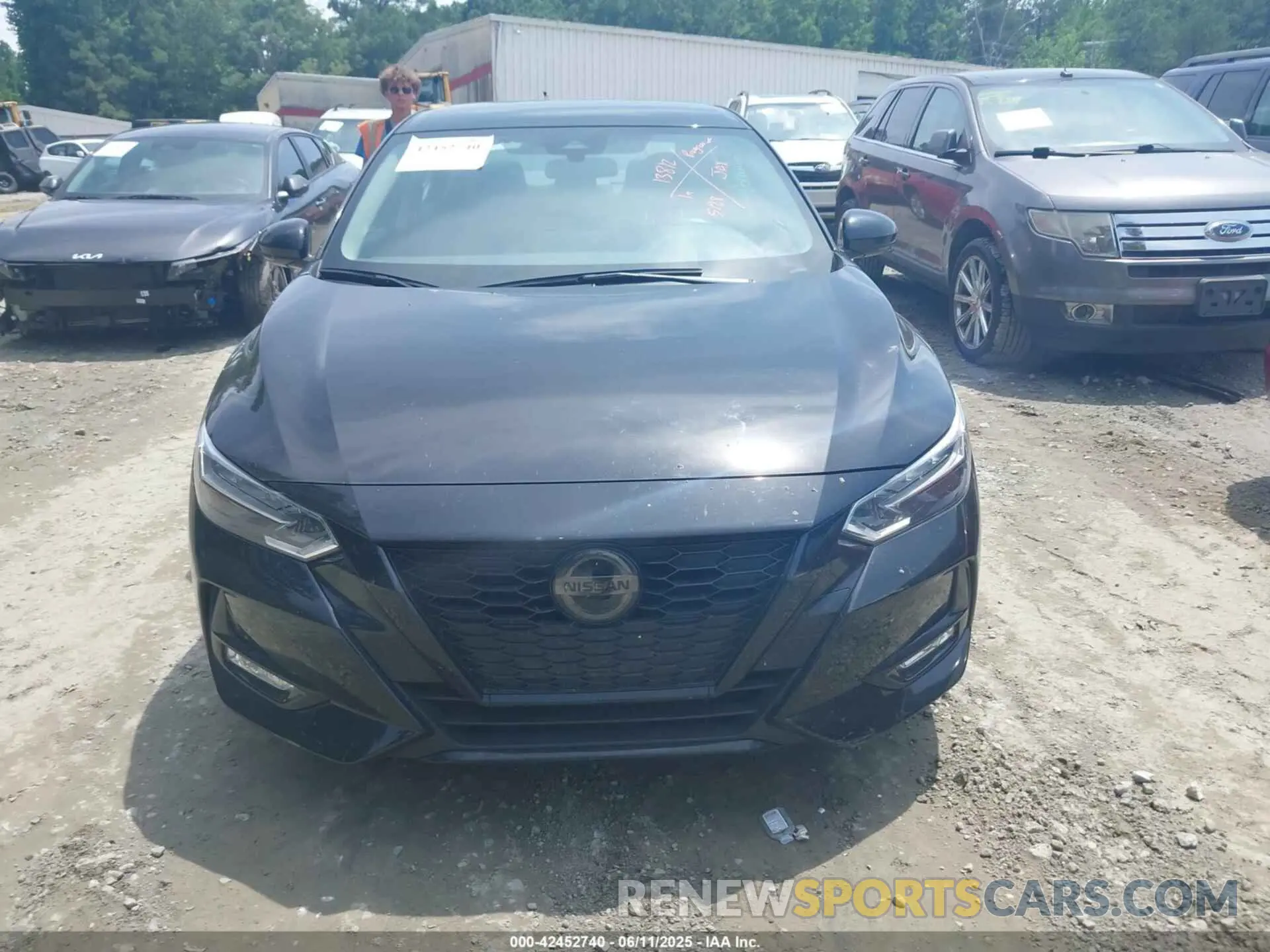 12 Photograph of a damaged car 3N1AB8DV1NY316574 NISSAN SENTRA 2022