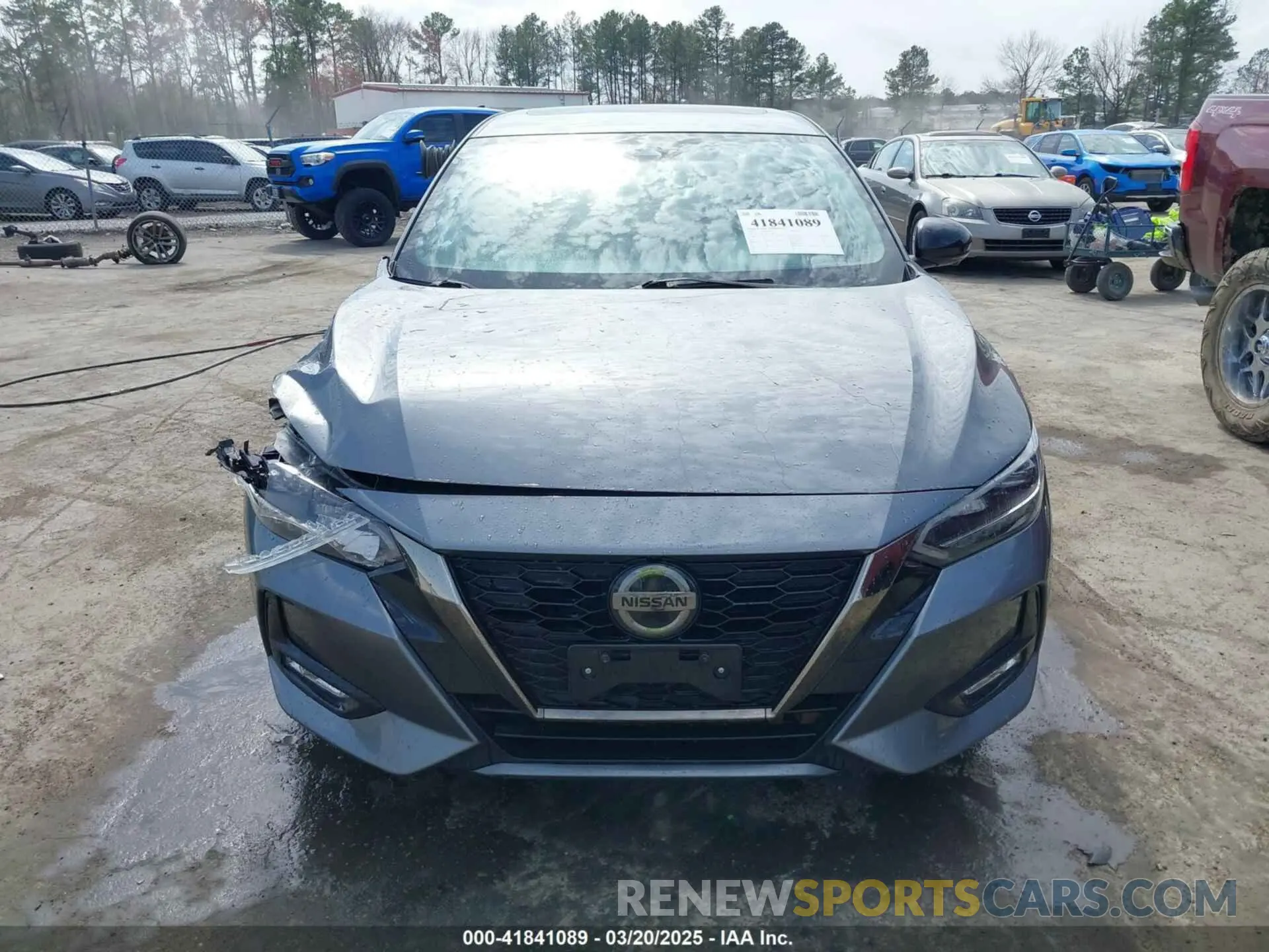 12 Photograph of a damaged car 3N1AB8DV2NY317863 NISSAN SENTRA 2022