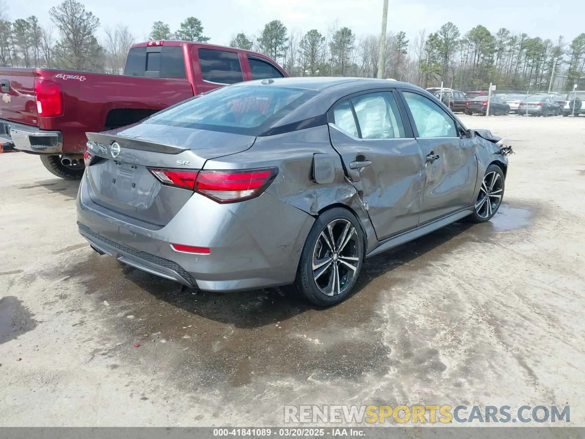 4 Photograph of a damaged car 3N1AB8DV2NY317863 NISSAN SENTRA 2022