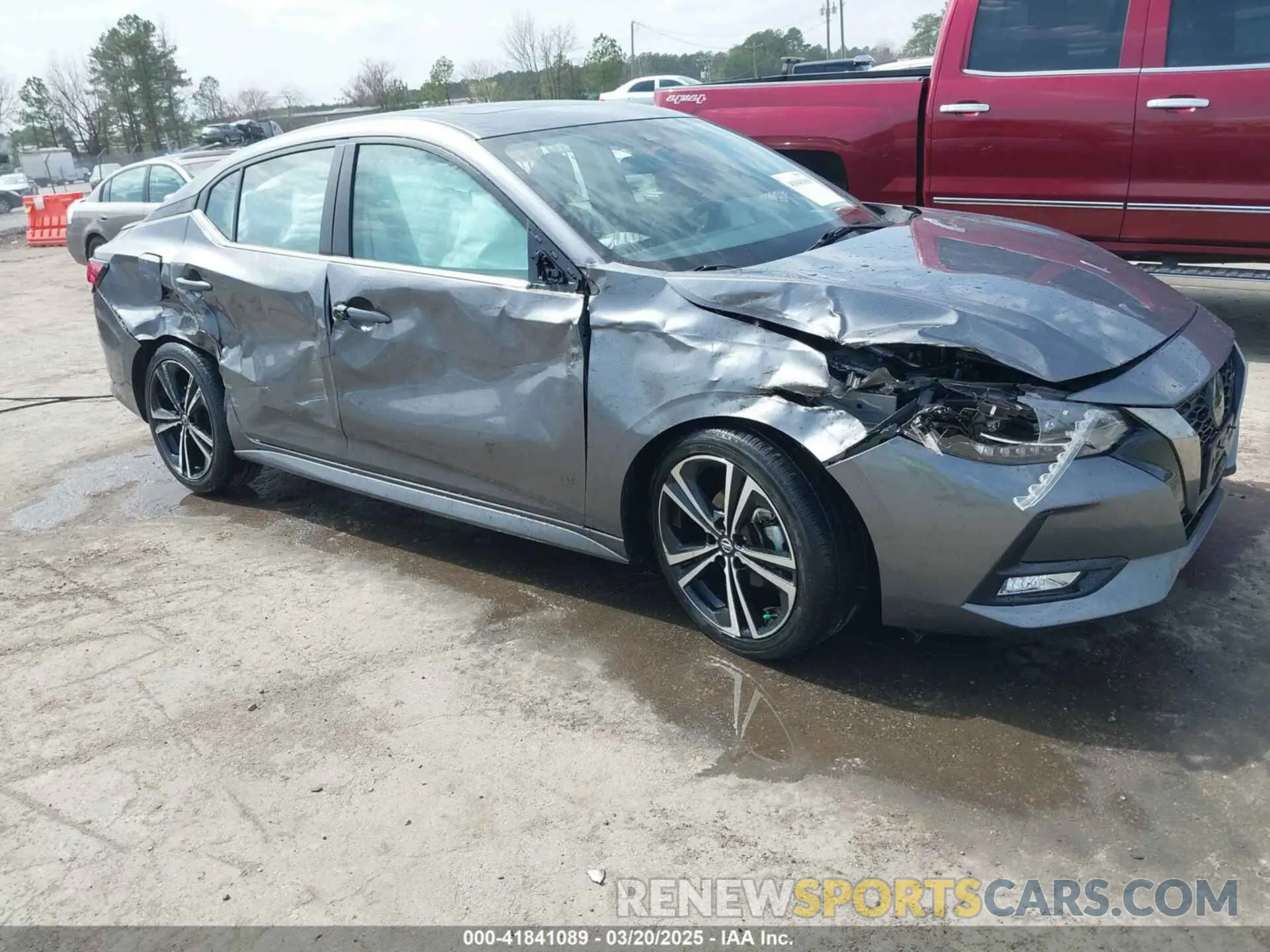 6 Photograph of a damaged car 3N1AB8DV2NY317863 NISSAN SENTRA 2022