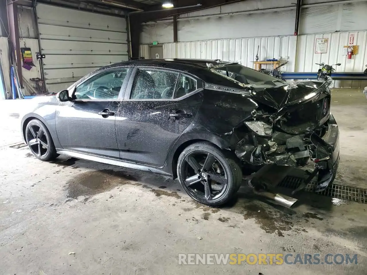2 Photograph of a damaged car 3N1AB8DV3NY204827 NISSAN SENTRA 2022