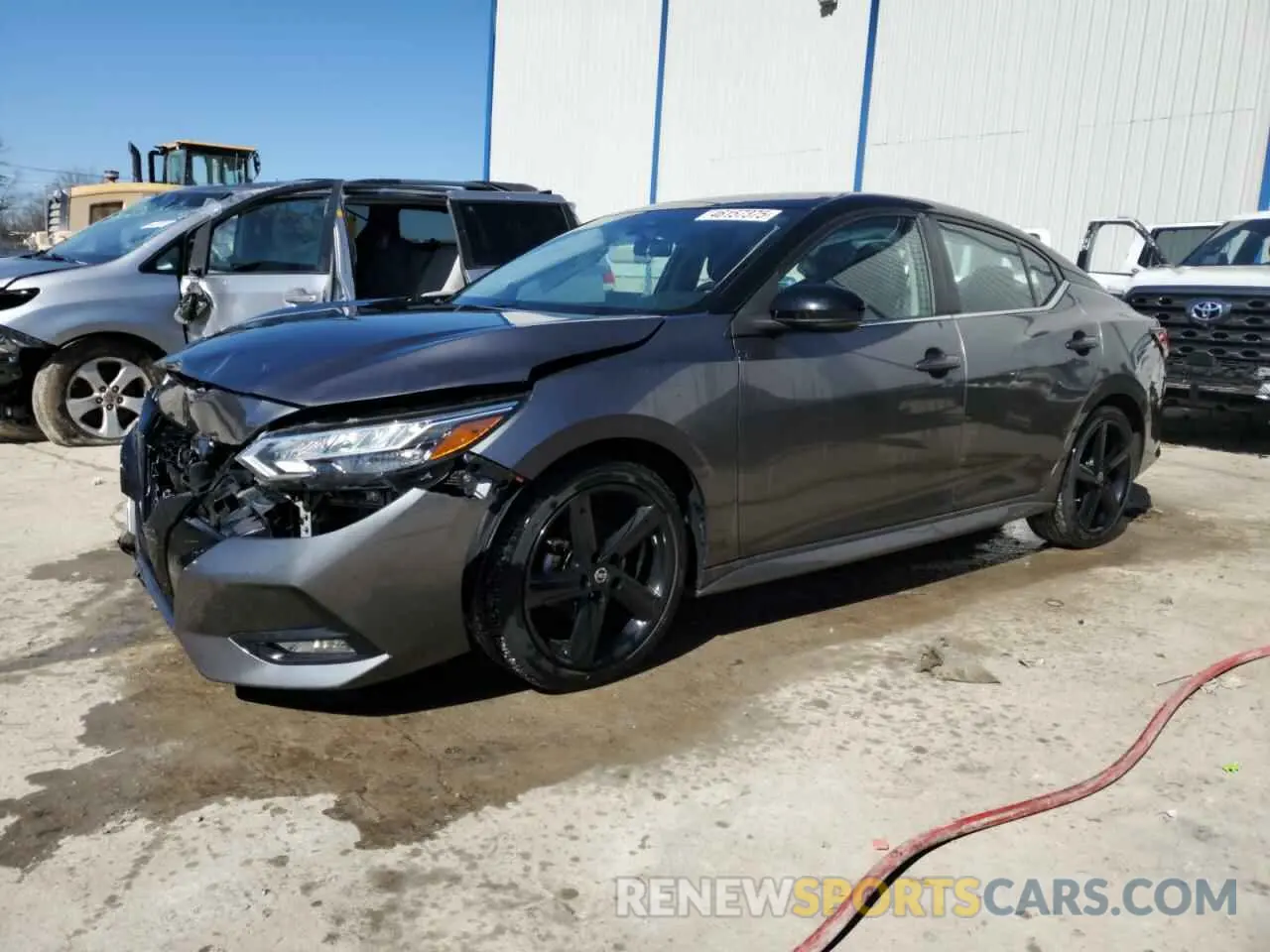 1 Photograph of a damaged car 3N1AB8DV3NY253204 NISSAN SENTRA 2022