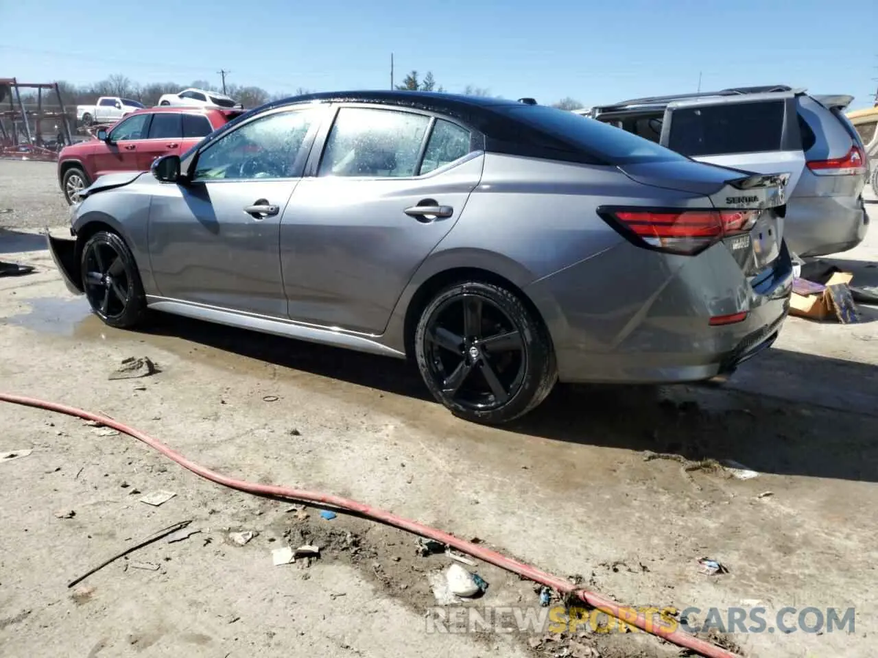 2 Photograph of a damaged car 3N1AB8DV3NY253204 NISSAN SENTRA 2022