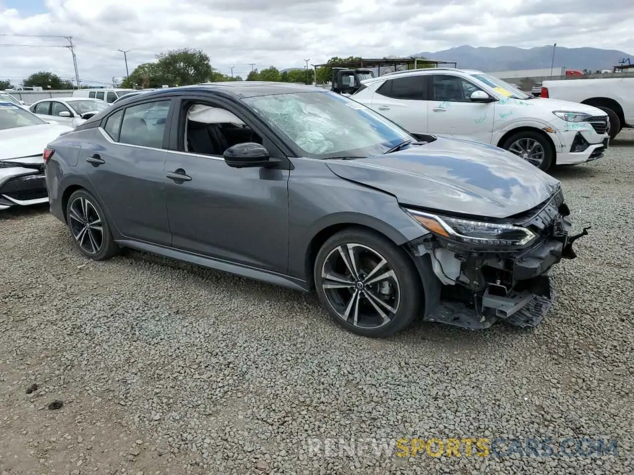 4 Photograph of a damaged car 3N1AB8DV3NY287532 NISSAN SENTRA 2022
