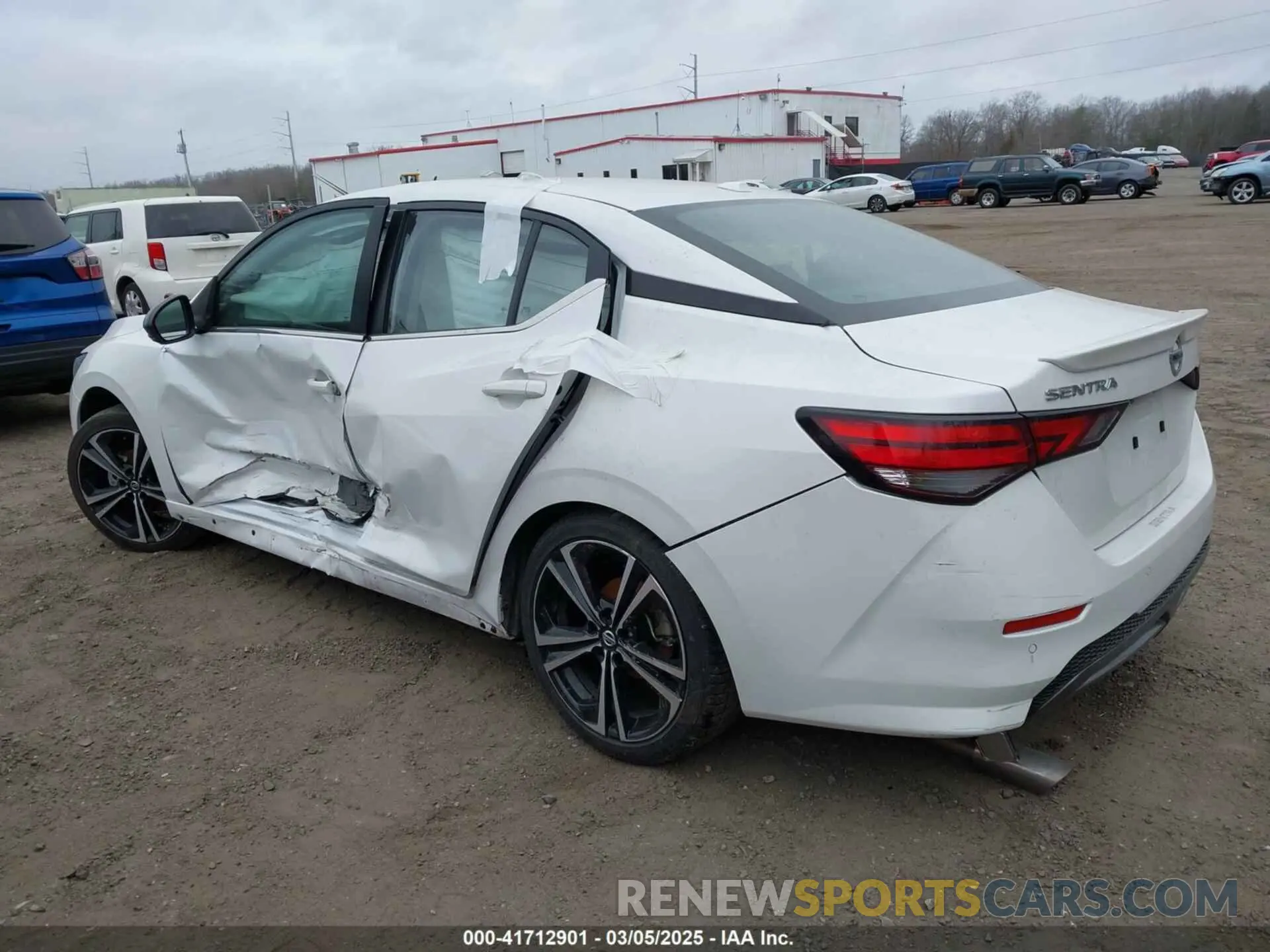 3 Photograph of a damaged car 3N1AB8DV3NY313885 NISSAN SENTRA 2022