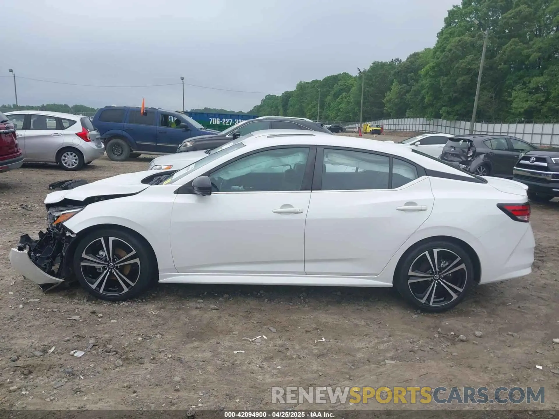 14 Photograph of a damaged car 3N1AB8DV3NY316110 NISSAN SENTRA 2022