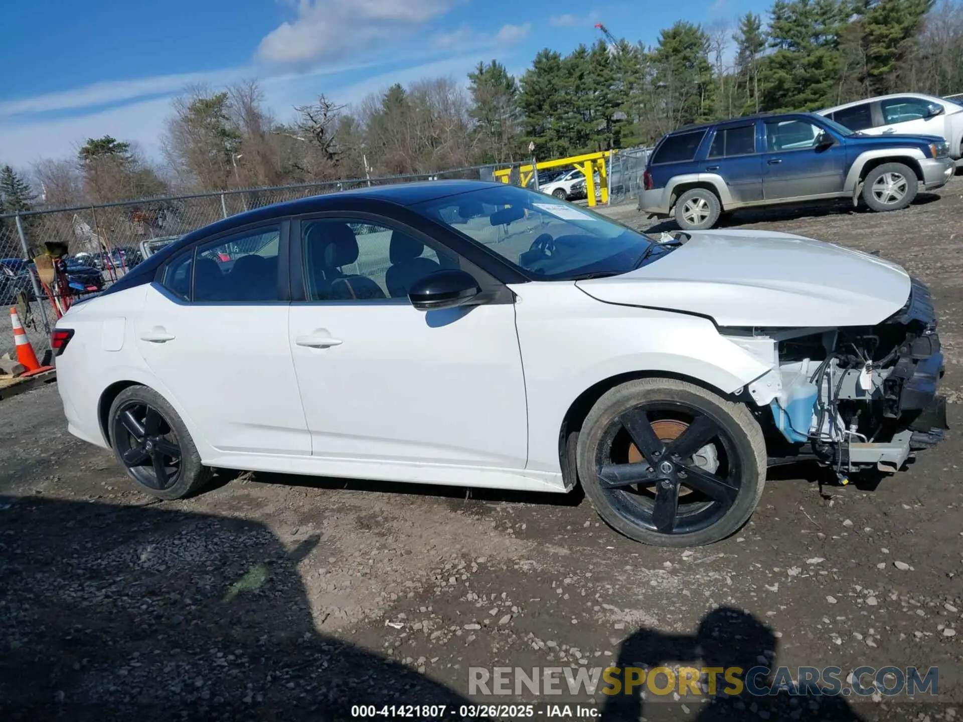 14 Photograph of a damaged car 3N1AB8DV4NY285157 NISSAN SENTRA 2022