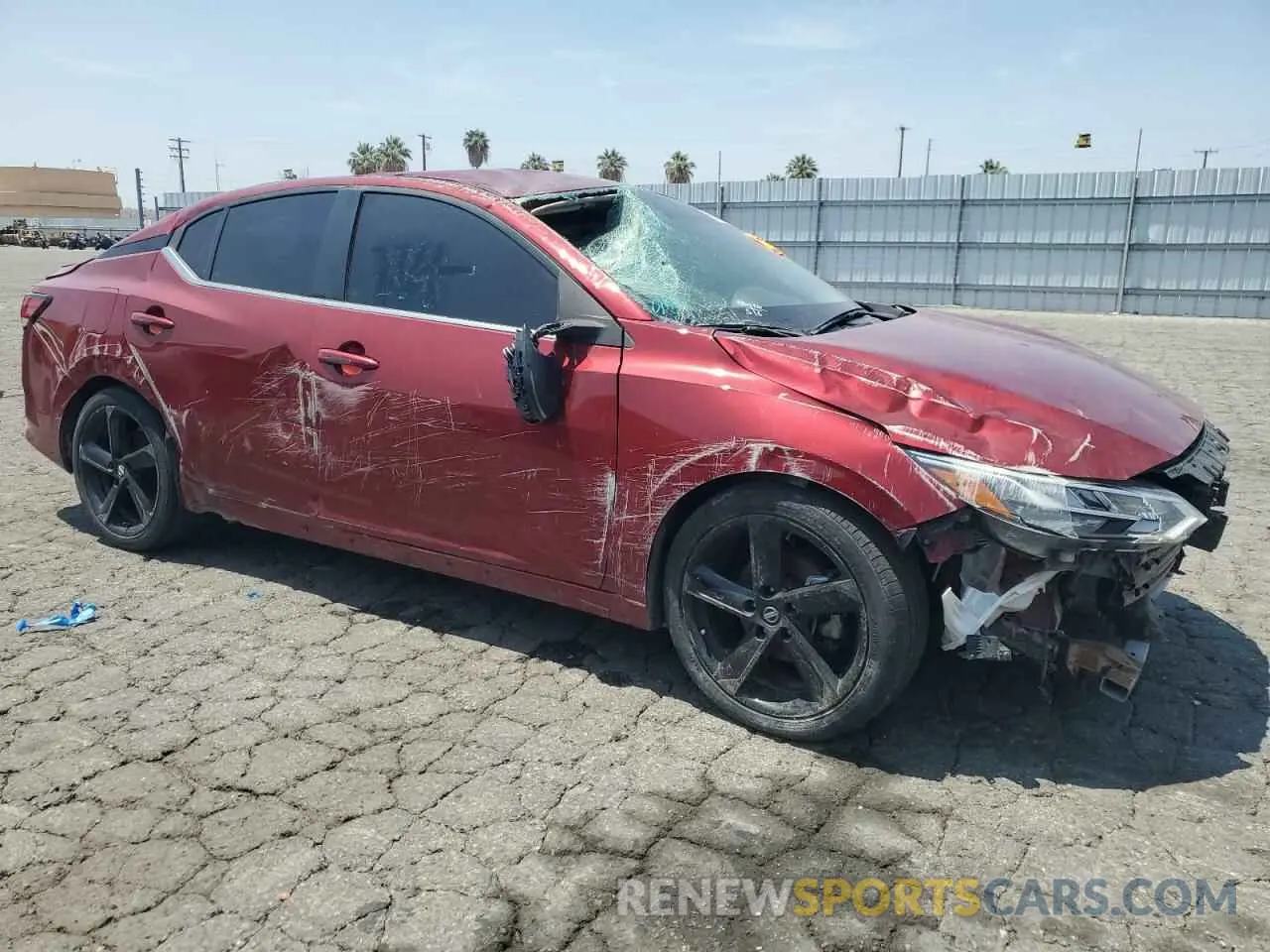 4 Photograph of a damaged car 3N1AB8DV4NY287197 NISSAN SENTRA 2022