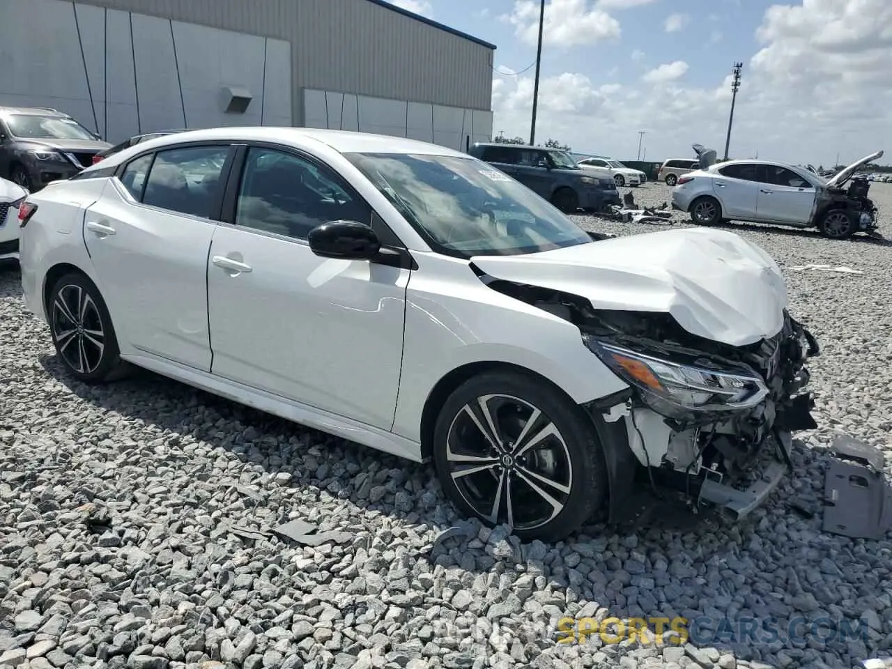 4 Photograph of a damaged car 3N1AB8DV7NY272368 NISSAN SENTRA 2022