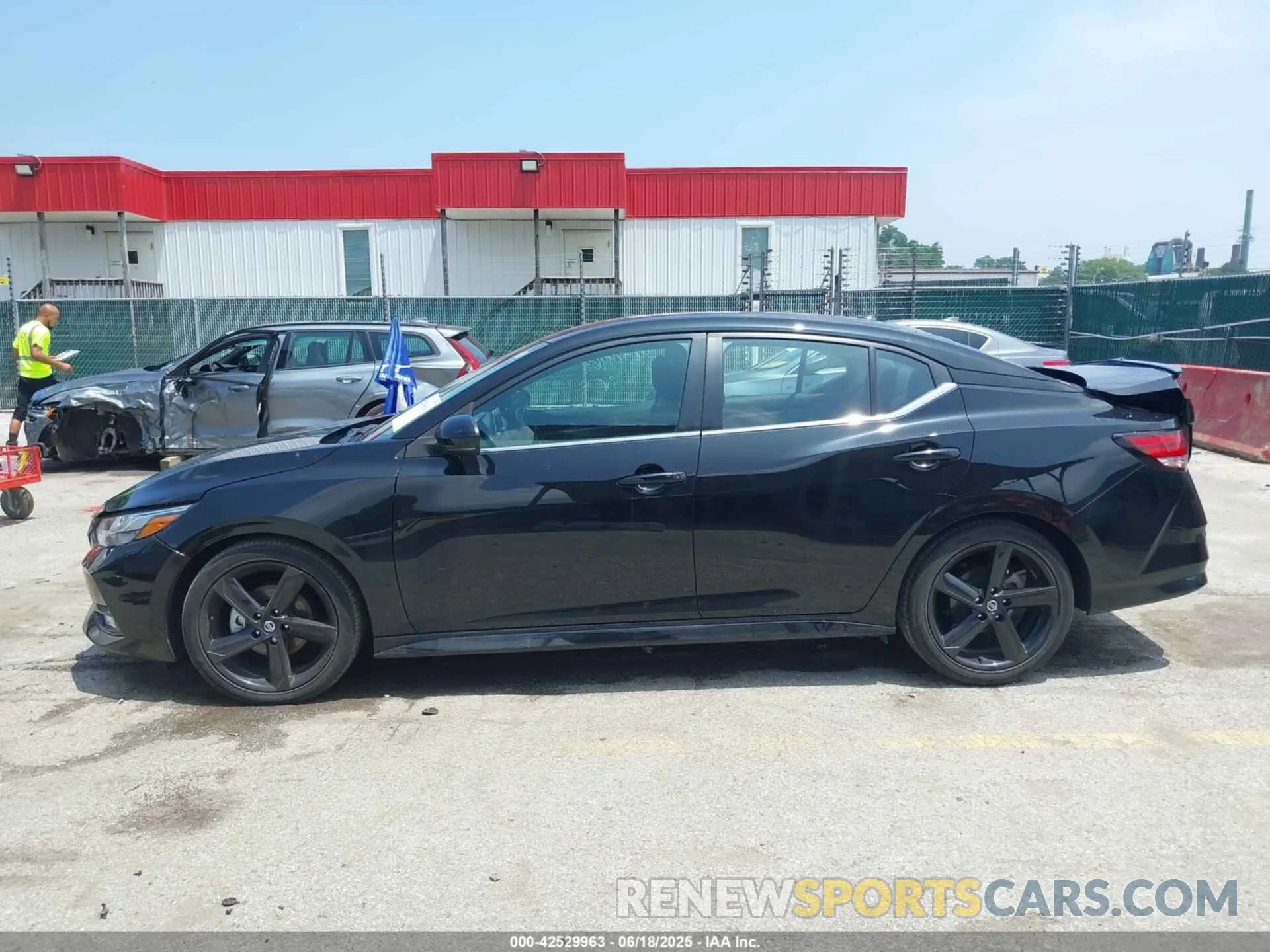 14 Photograph of a damaged car 3N1AB8DV7NY313808 NISSAN SENTRA 2022