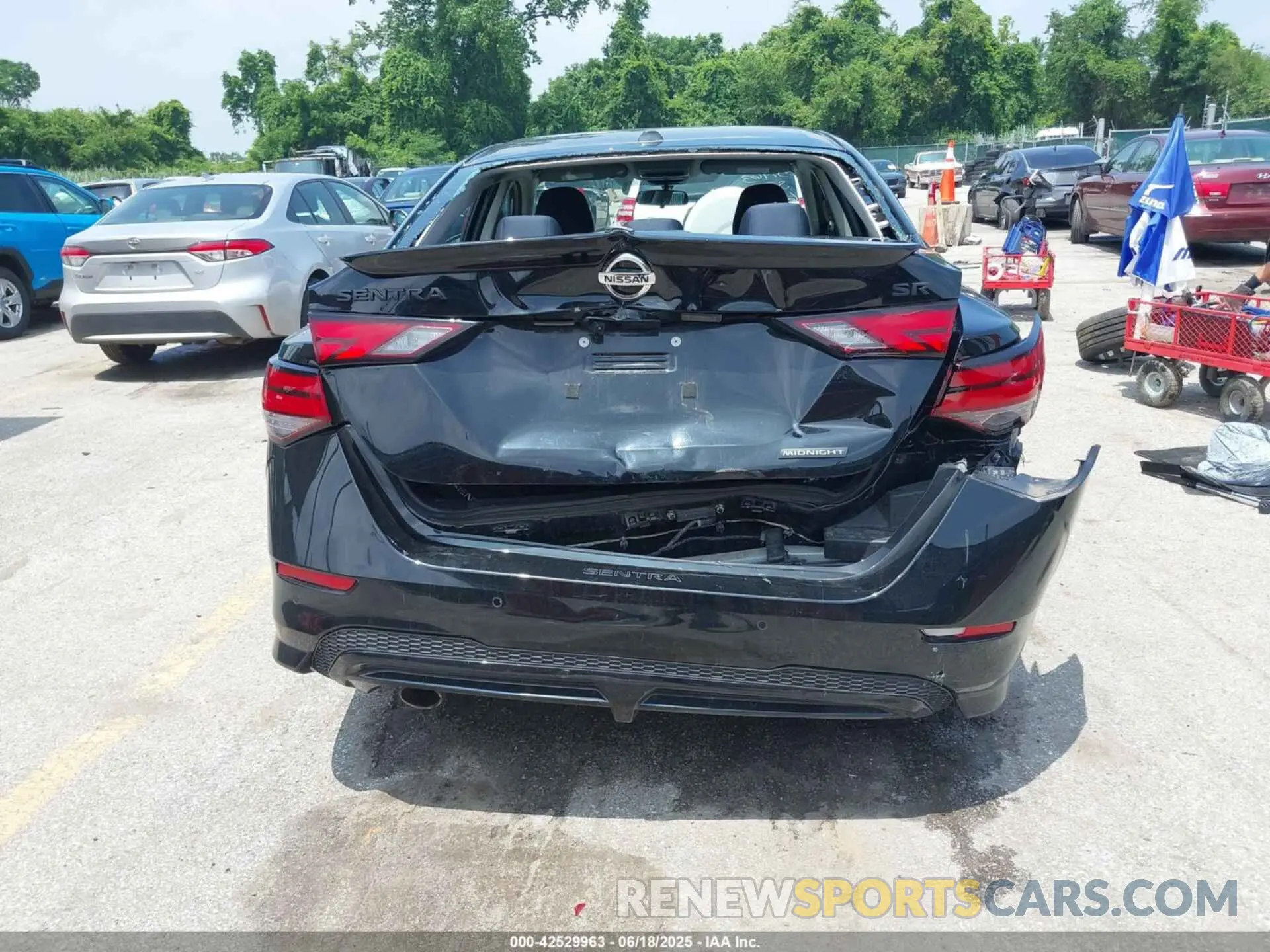 16 Photograph of a damaged car 3N1AB8DV7NY313808 NISSAN SENTRA 2022