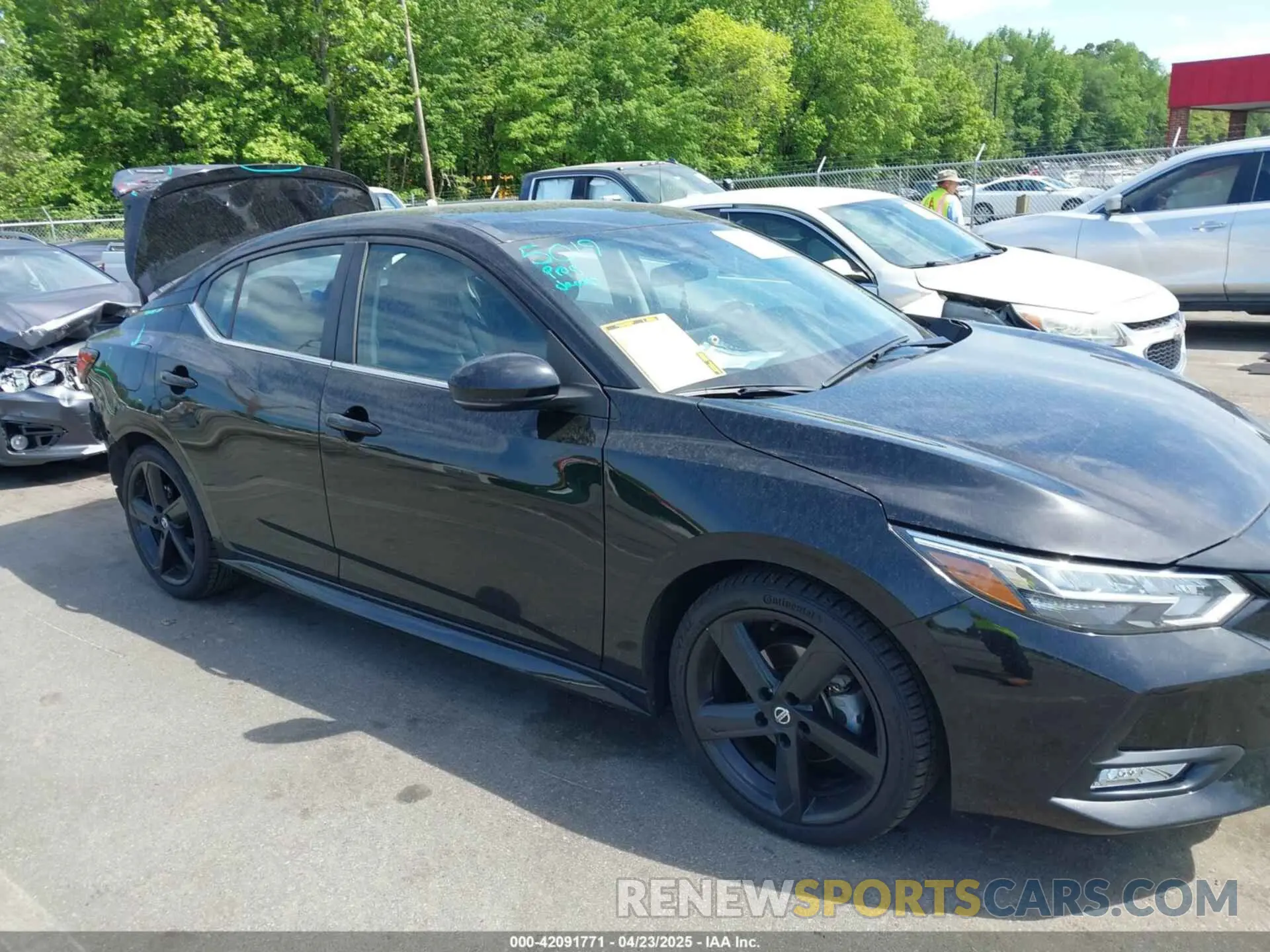 1 Photograph of a damaged car 3N1AB8DV7NY315736 NISSAN SENTRA 2022