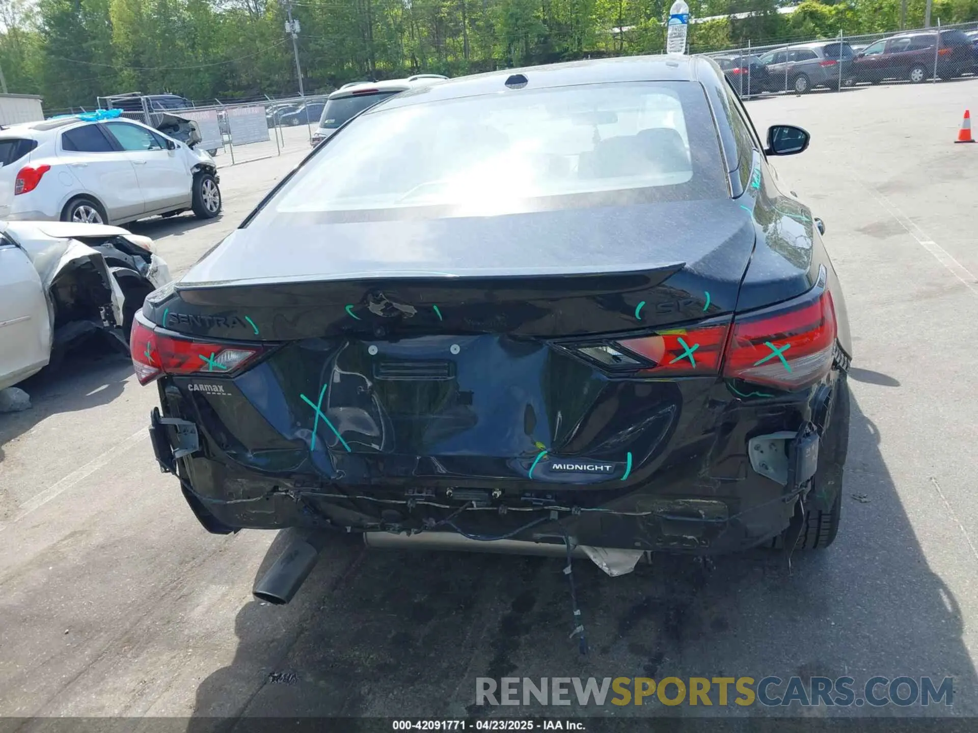 16 Photograph of a damaged car 3N1AB8DV7NY315736 NISSAN SENTRA 2022