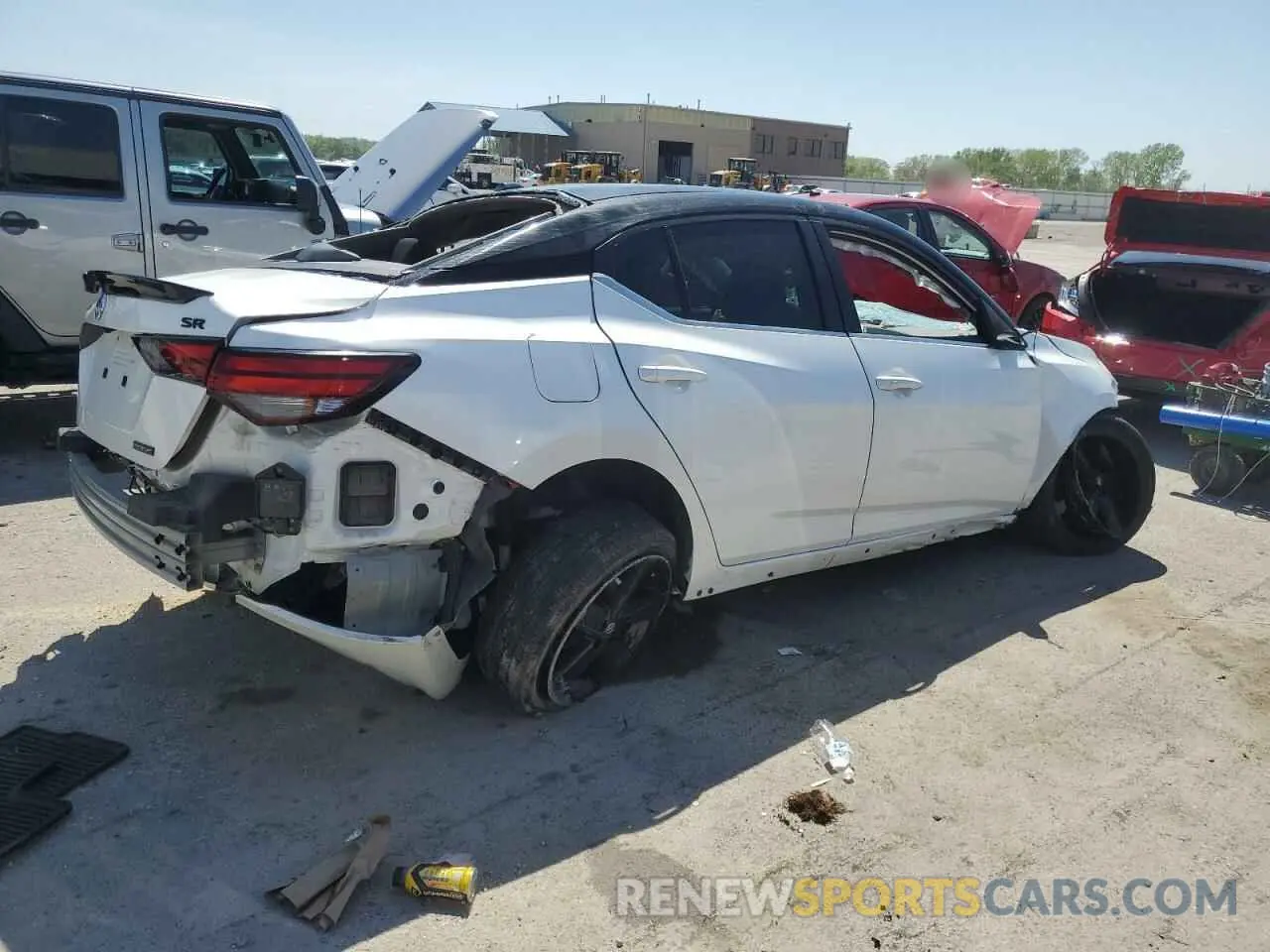 3 Photograph of a damaged car 3N1AB8DV7NY319088 NISSAN SENTRA 2022