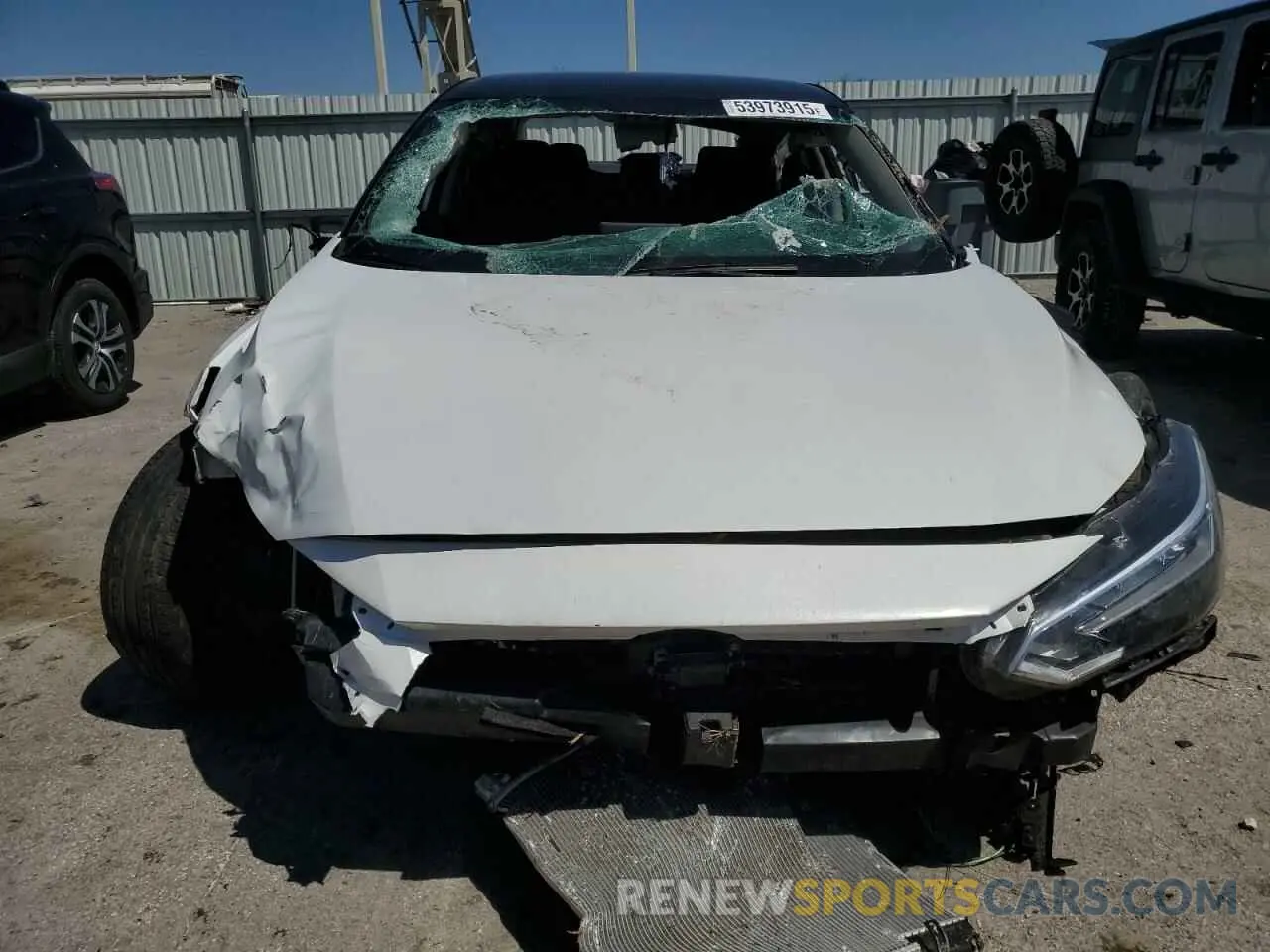 5 Photograph of a damaged car 3N1AB8DV7NY319088 NISSAN SENTRA 2022