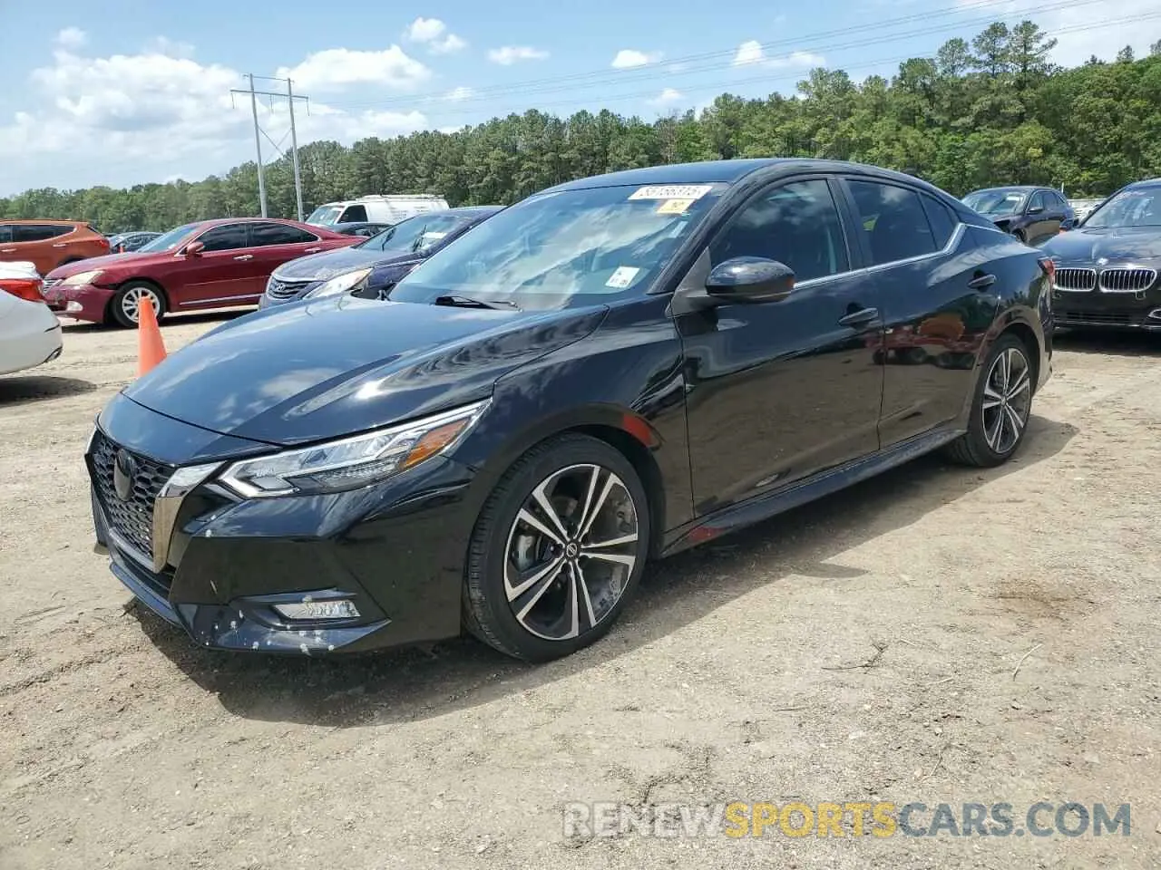 1 Photograph of a damaged car 3N1AB8DV8NY220750 NISSAN SENTRA 2022
