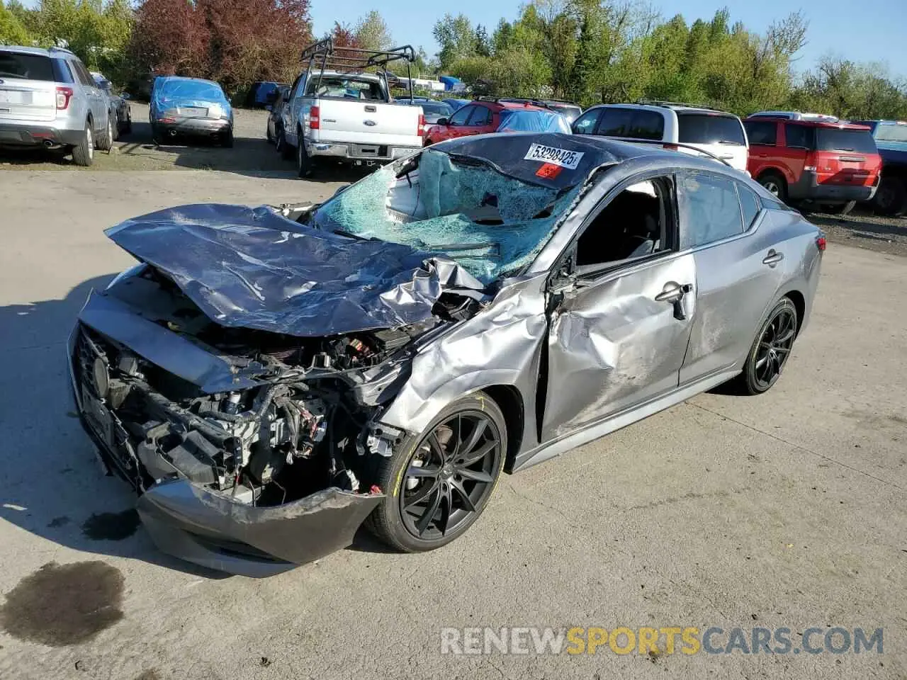 1 Фотография поврежденного автомобиля 3N1AB8DV8NY275389 NISSAN SENTRA 2022