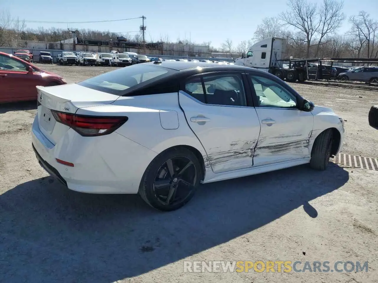 3 Photograph of a damaged car 3N1AB8DV9NY256821 NISSAN SENTRA 2022