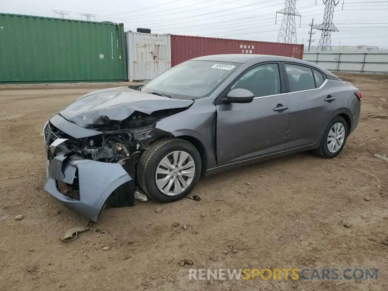1 Фотография поврежденного автомобиля 3N1AB8BV0PY242439 NISSAN SENTRA 2023