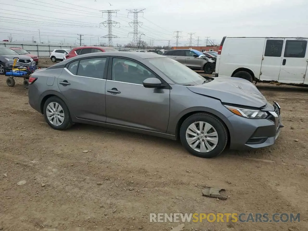 4 Фотография поврежденного автомобиля 3N1AB8BV0PY242439 NISSAN SENTRA 2023