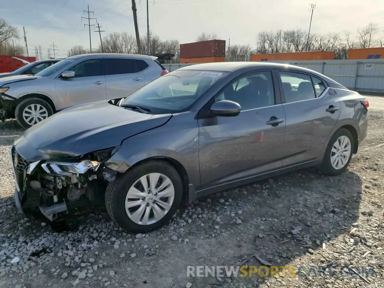 1 Photograph of a damaged car 3N1AB8BV2PY268993 NISSAN SENTRA 2023