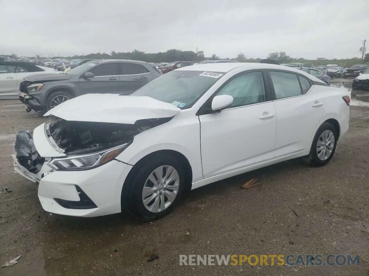 1 Photograph of a damaged car 3N1AB8BV2PY296485 NISSAN SENTRA 2023