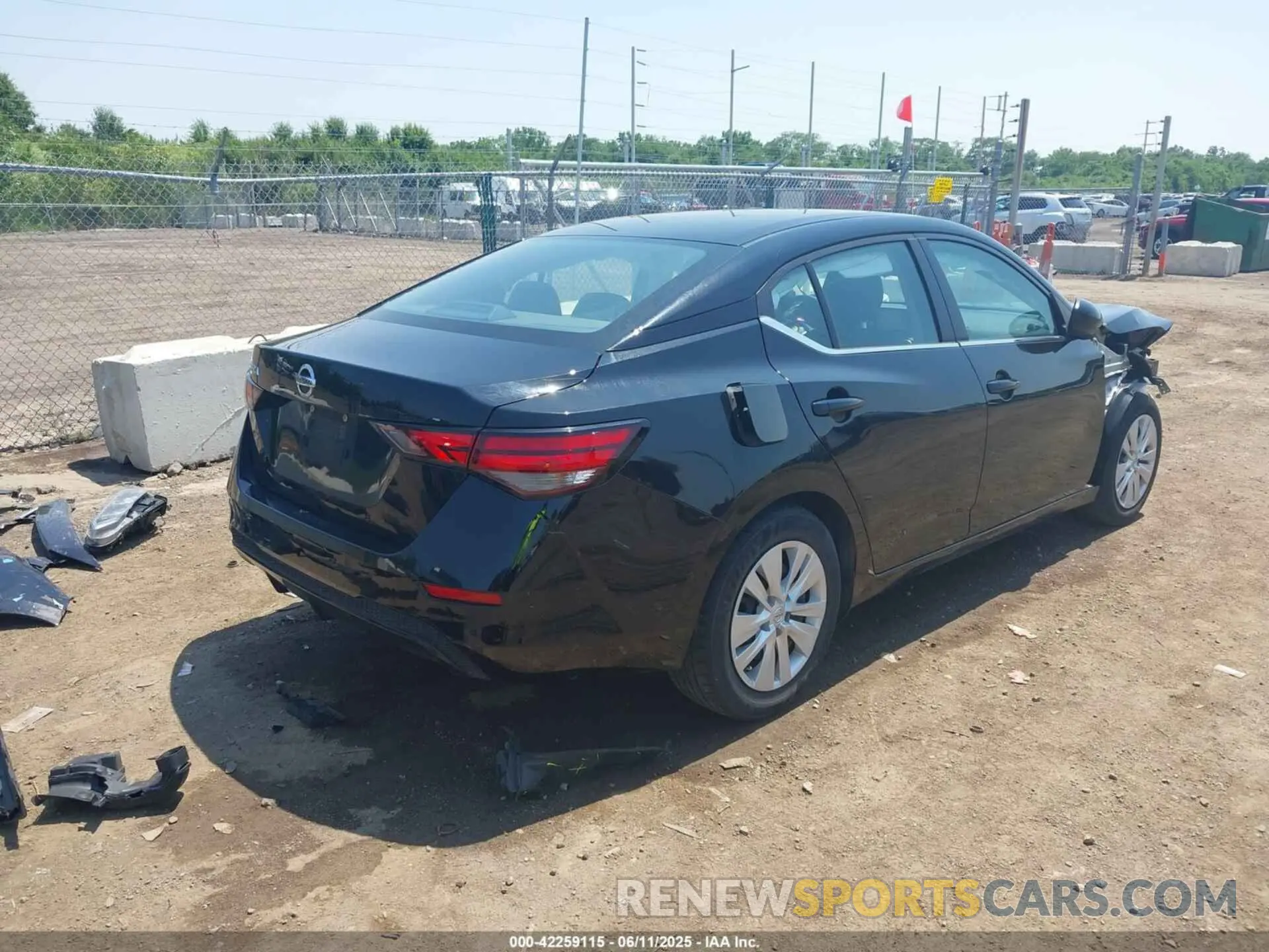 4 Photograph of a damaged car 3N1AB8BV2PY310966 NISSAN SENTRA 2023