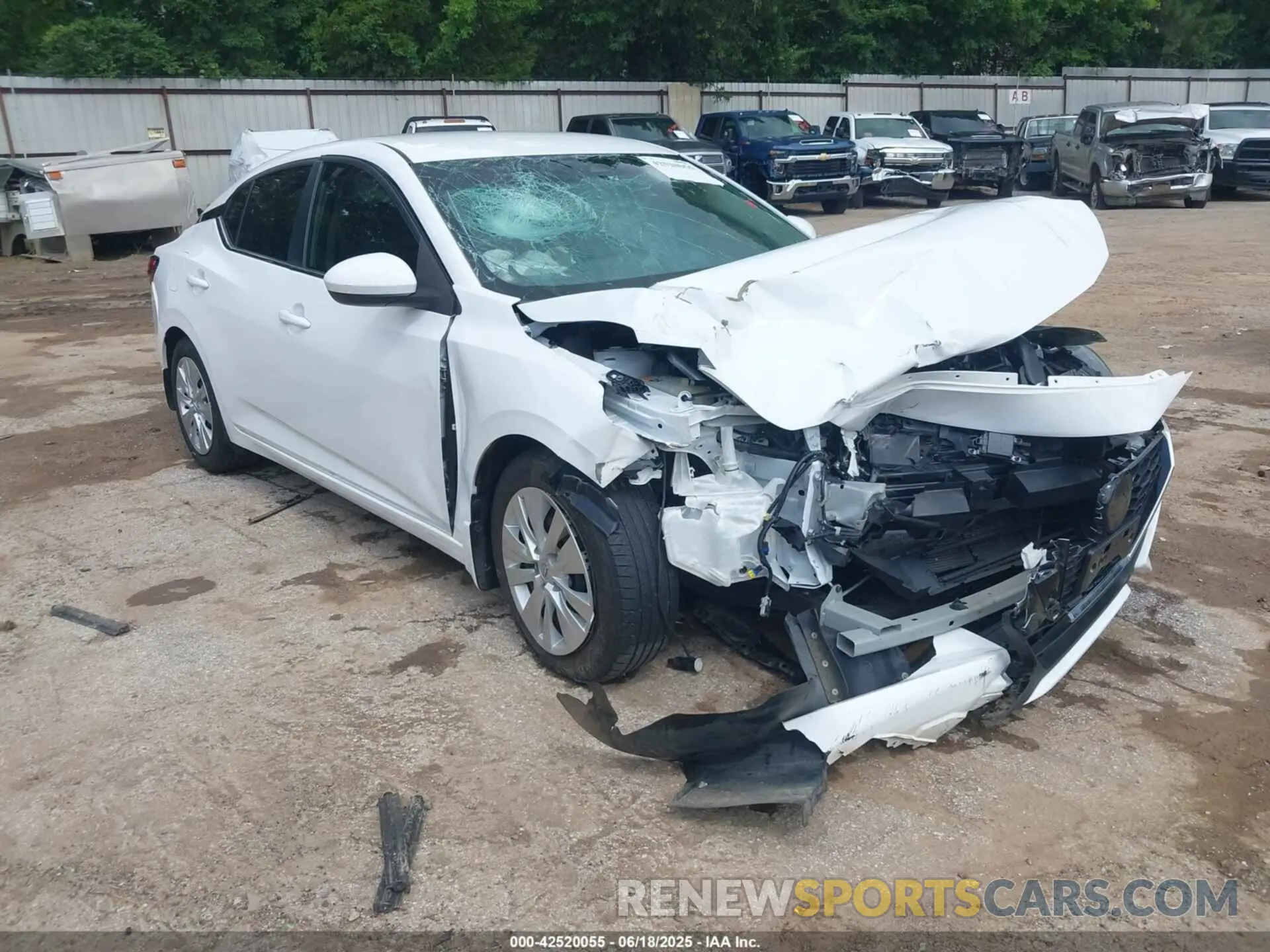 1 Photograph of a damaged car 3N1AB8BV3PY226459 NISSAN SENTRA 2023